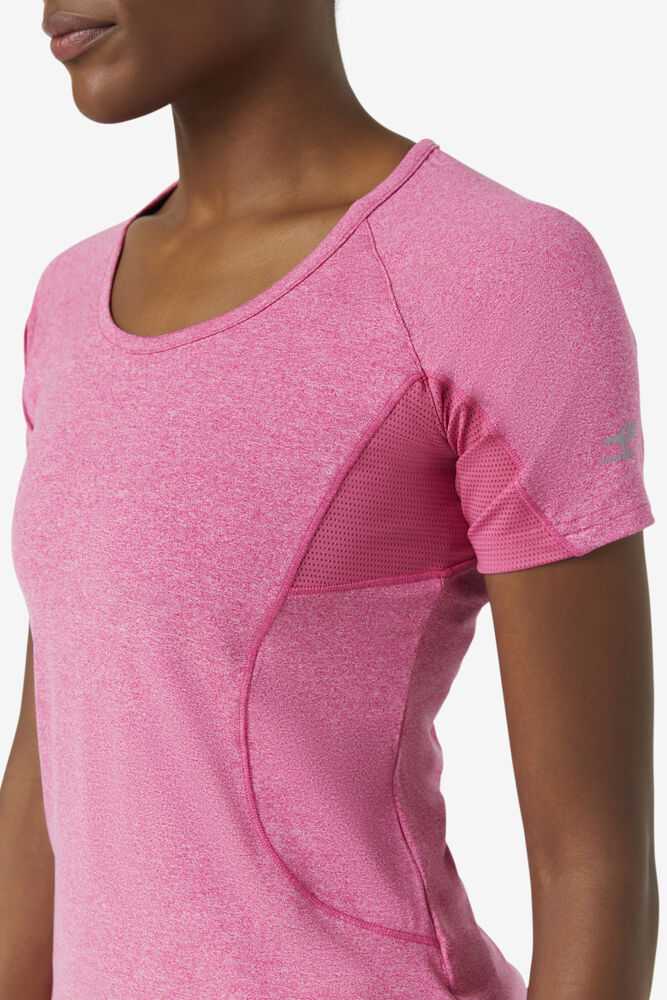 Pink Women's FILA Pickleball T-shirts | USA-15311