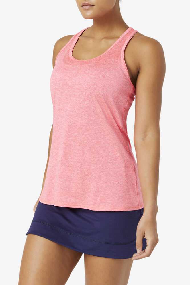 Pink Women's FILA Pickleball Tank Top | USA-15305