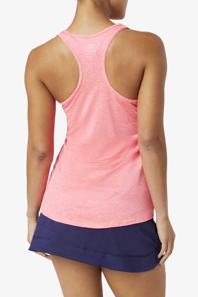 Pink Women's FILA Pickleball Tank Top | USA-15305