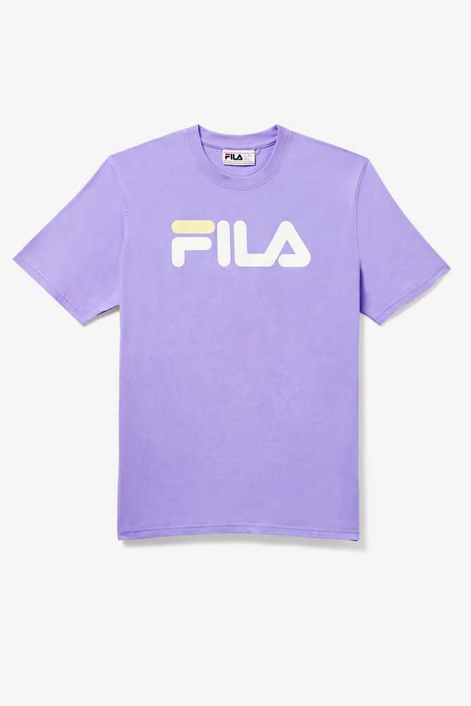 Purple Men\'s FILA Eagle T-shirts | USA-257816