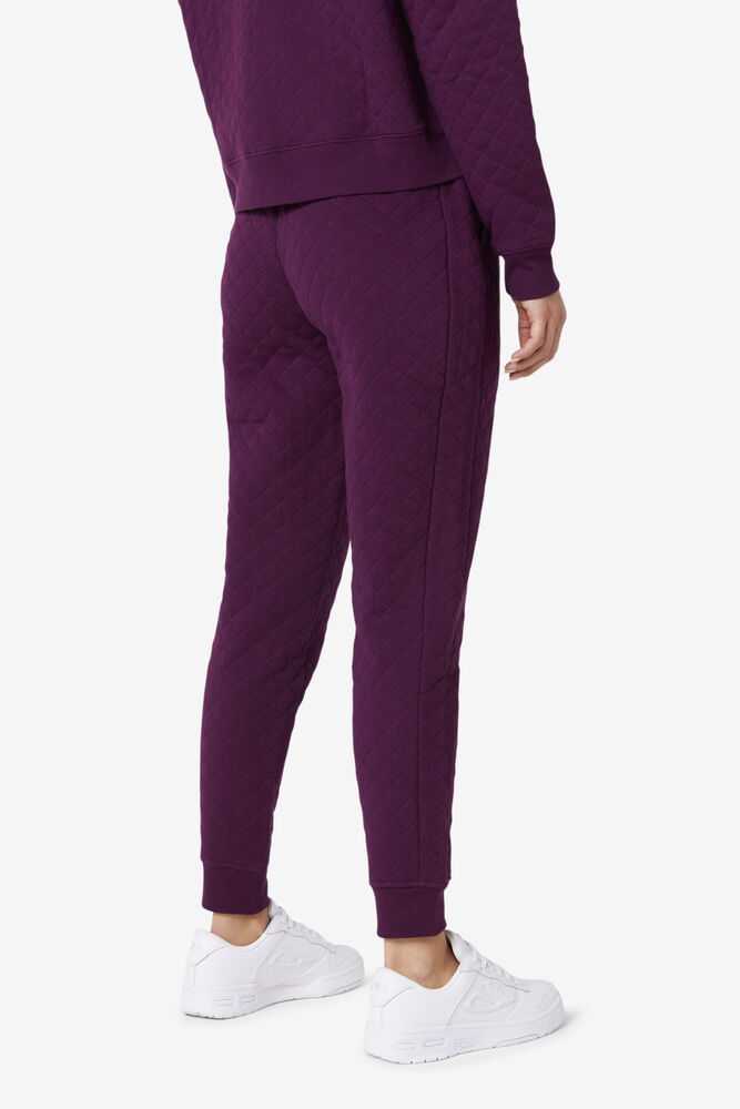 Purple Women's FILA Finley Joggers | USA-15539