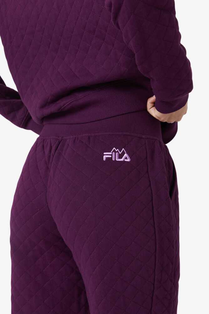 Purple Women's FILA Finley Joggers | USA-15539