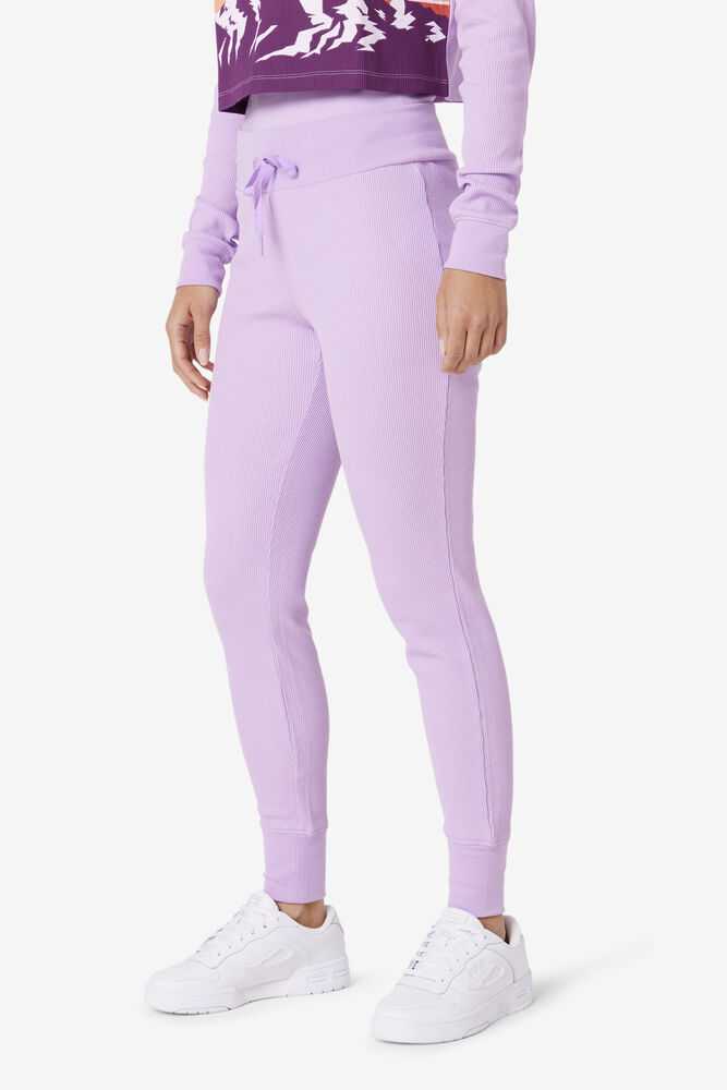 Purple Women's FILA Jordyn Thermal Joggers | USA-15547