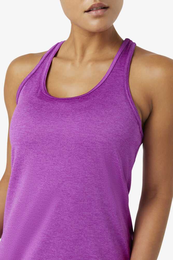 Purple Women's FILA Pickleball Tank Top | USA-15306