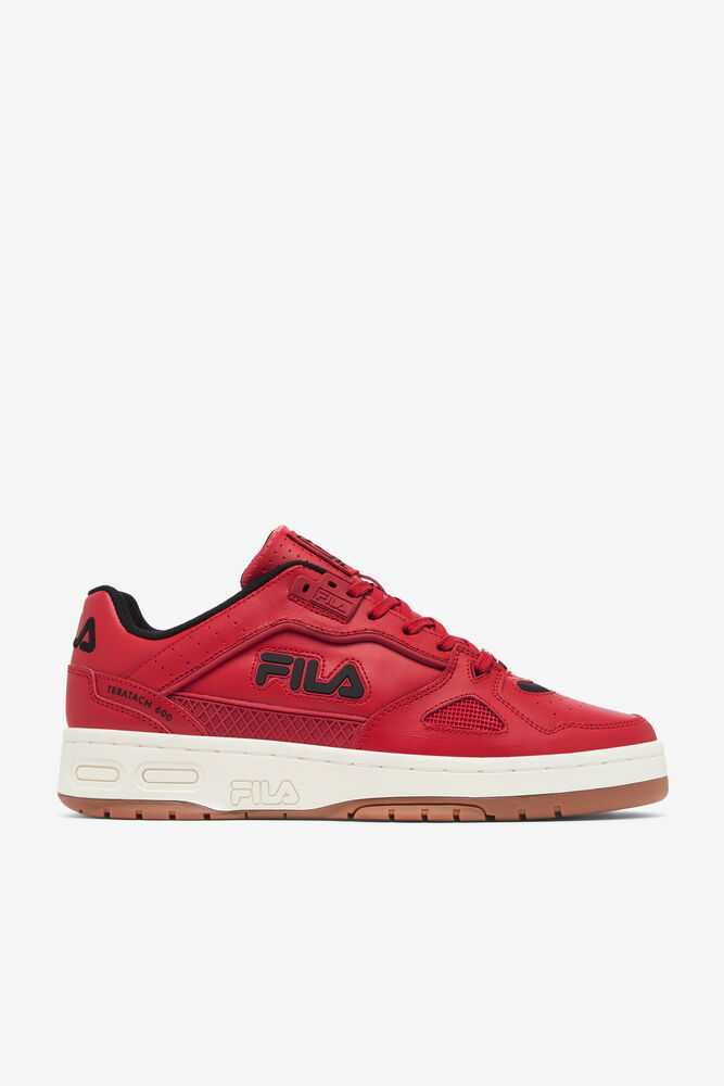 Red Black Men\'s FILA Teratach 600 Sneakers | USA-274560