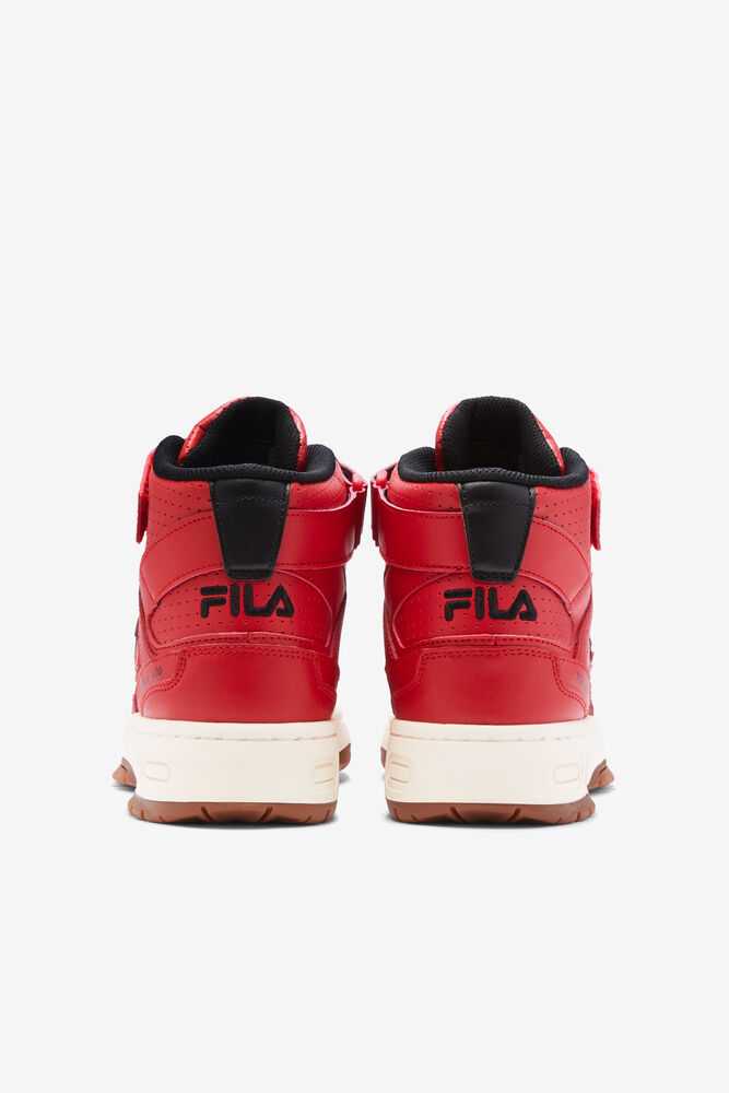 Red Black Men's FILA Teratach 600 Sneakers | USA-428691