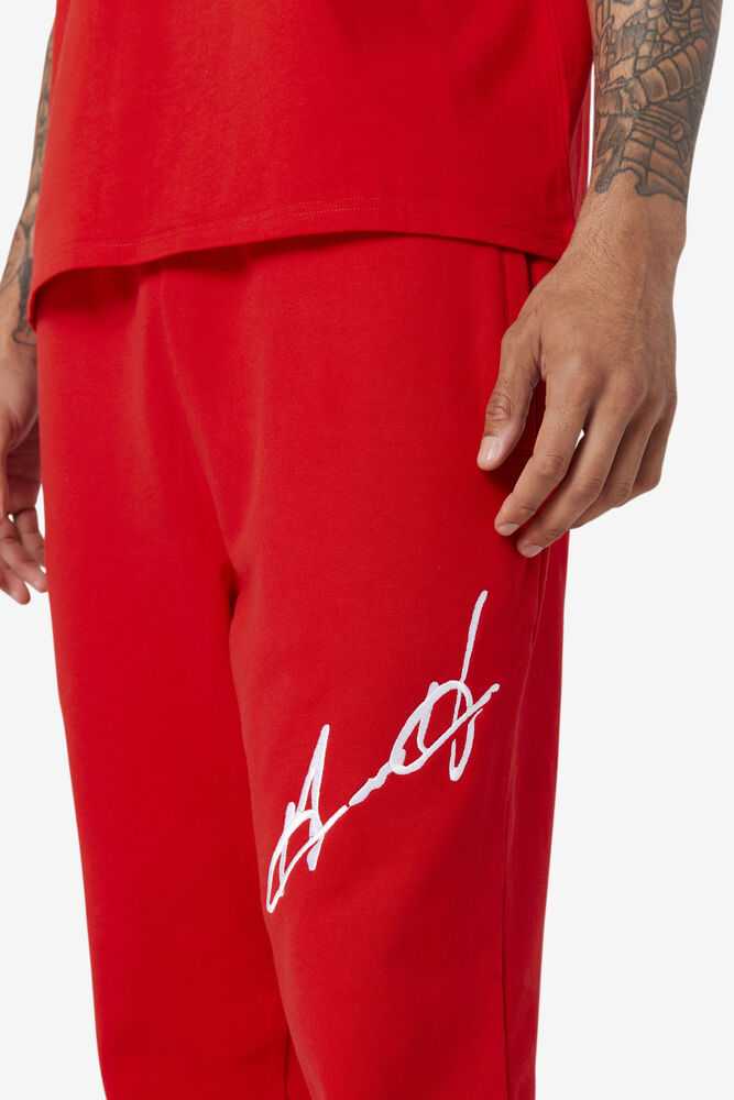 Red Women's FILA Grant Hill Orson Joggers | USA-15542