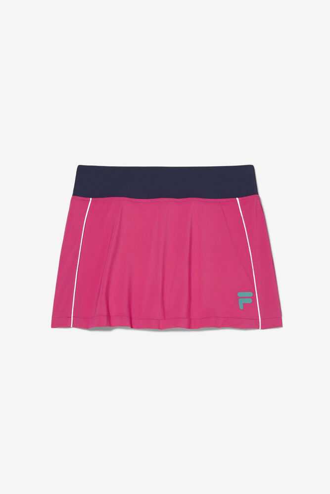 Rose Blue White Women\'s FILA Bevans Tennis Skirts | USA-15221