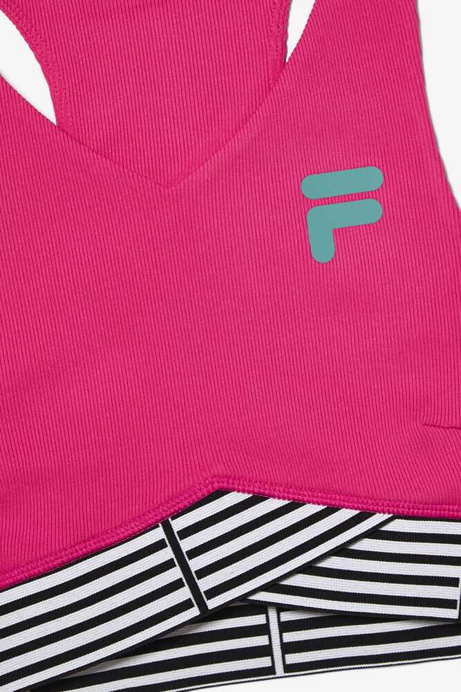 Rose Women's FILA Baseline Tennis Tank Top | USA-15294