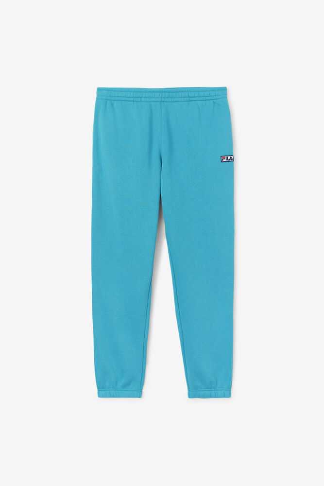 Turquoise Men\'s FILA Garin Fleece Sweatpants | USA-067895