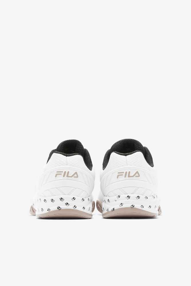 White Black Women's FILA Axilus 2 Energized Tennis Shoes | USA-15232