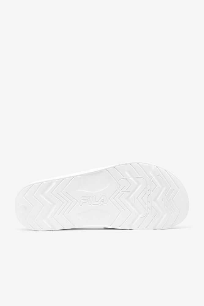 White Camo Red Women's FILA Drifter Flip Flops | USA-15095