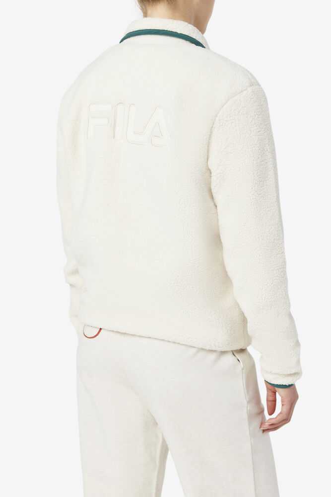 White Camo Women's FILA Kyomi Pullover | USA-15507