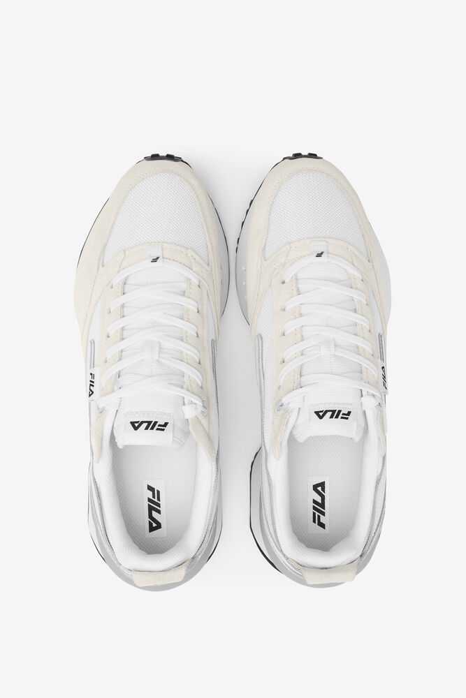 White Grey Men's FILA Renno N-generation Sneakers | USA-937025