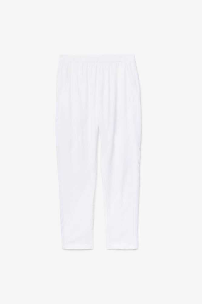 White Men\'s FILA Essentials Tennis Pants | USA-15996