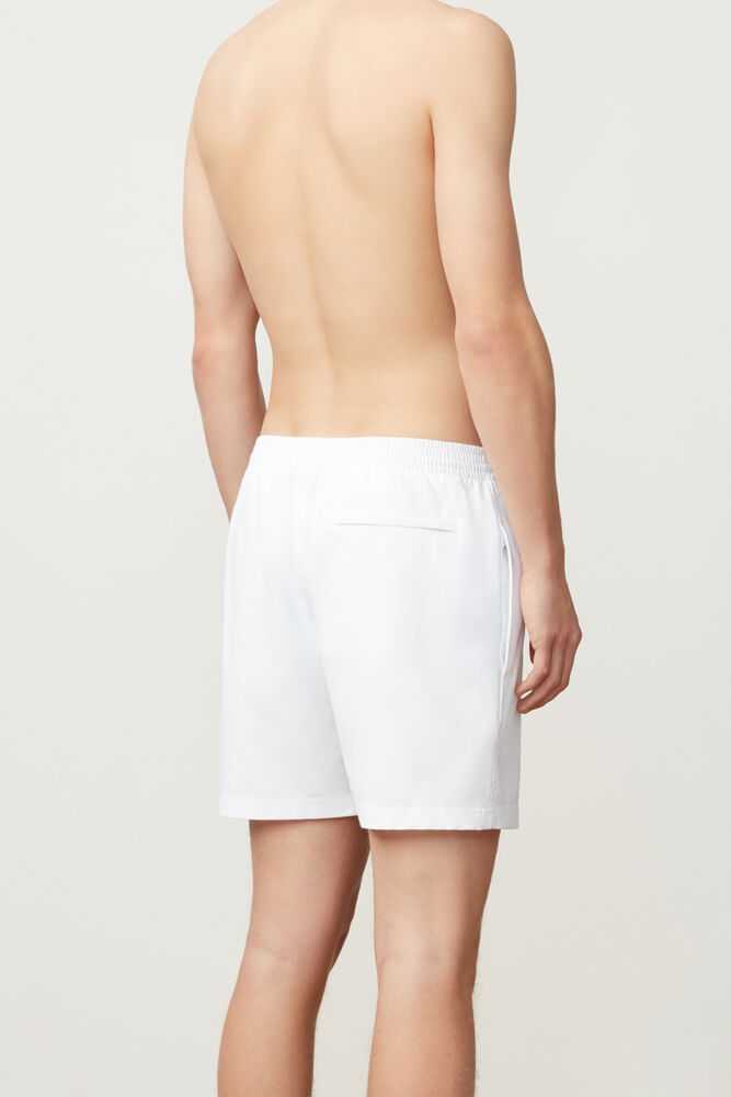 White Men's FILA Essentials Tennis Shorts | USA-15976