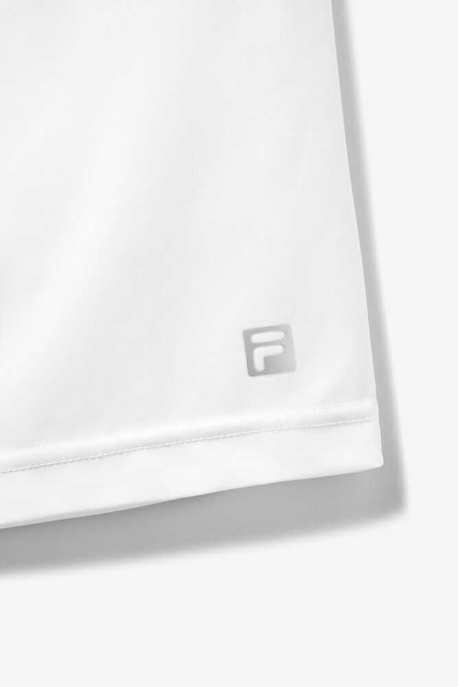 White Men's FILA Essentials Tennis Shorts | USA-15986