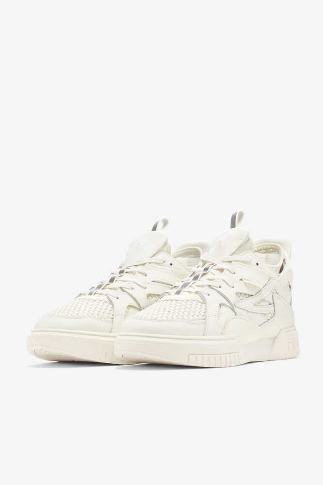 White Men's FILA Hallasan Saga V2 Sneakers | USA-295360