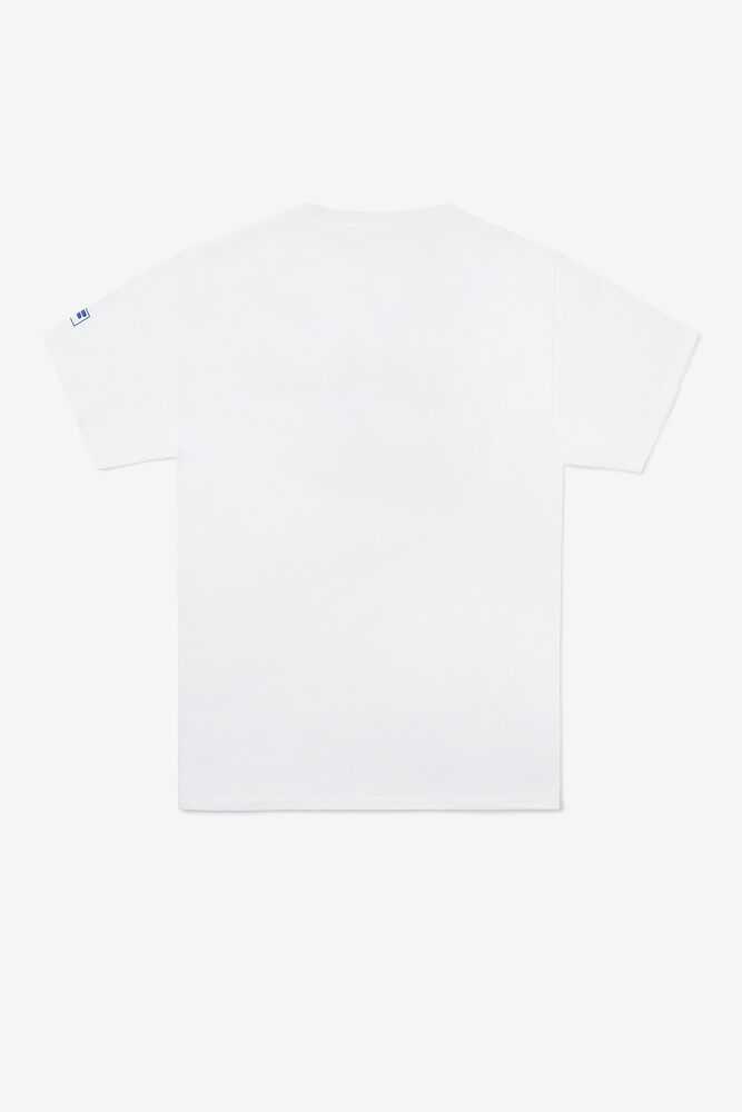 White Men's FILA Nyc Tennis Shirts | USA-16013