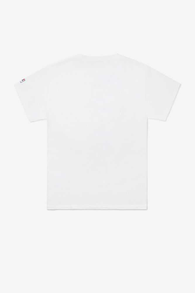 White Men's FILA Nyc Tennis Shirts | USA-16032