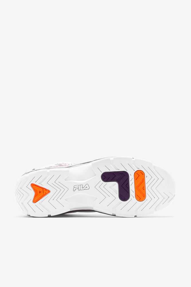 White Purple Orange Men's FILA Grant Hill 2 Basketball Shoes | USA-802576