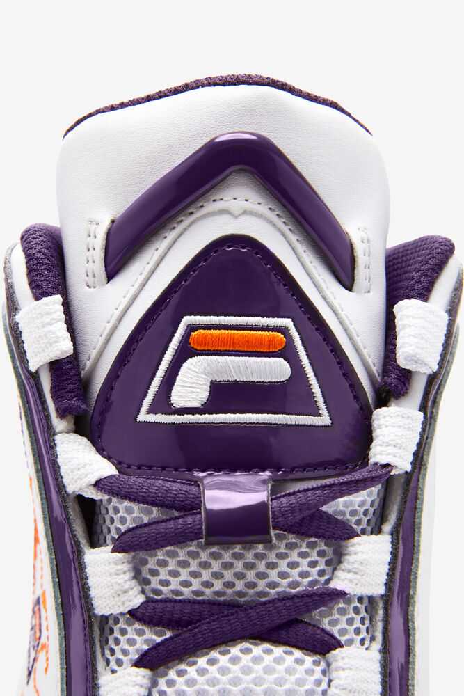 White Purple Orange Women's FILA Grant Hill 2 Basketball Shoes | USA-15792