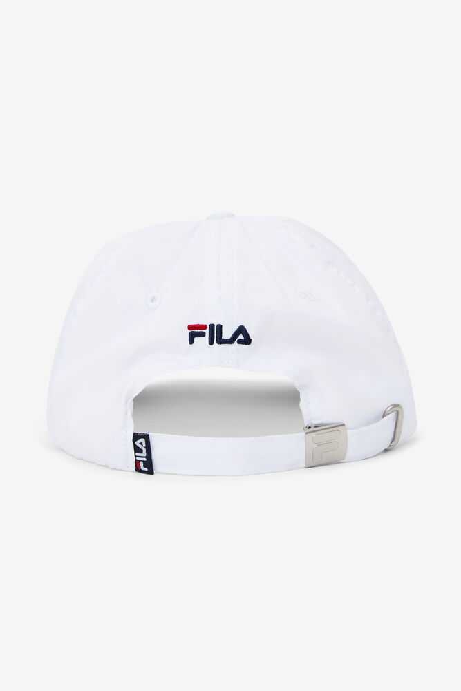 White Red Men's FILA Pickleball Hats | USA-16074