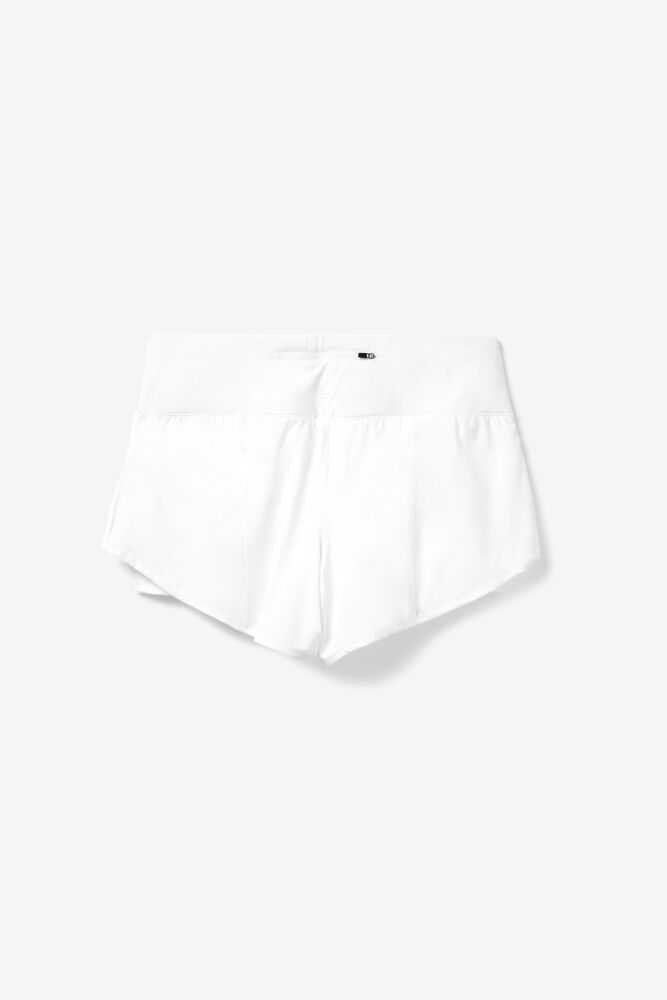 White Women's FILA Essentials Tennis Shorts | USA-15170