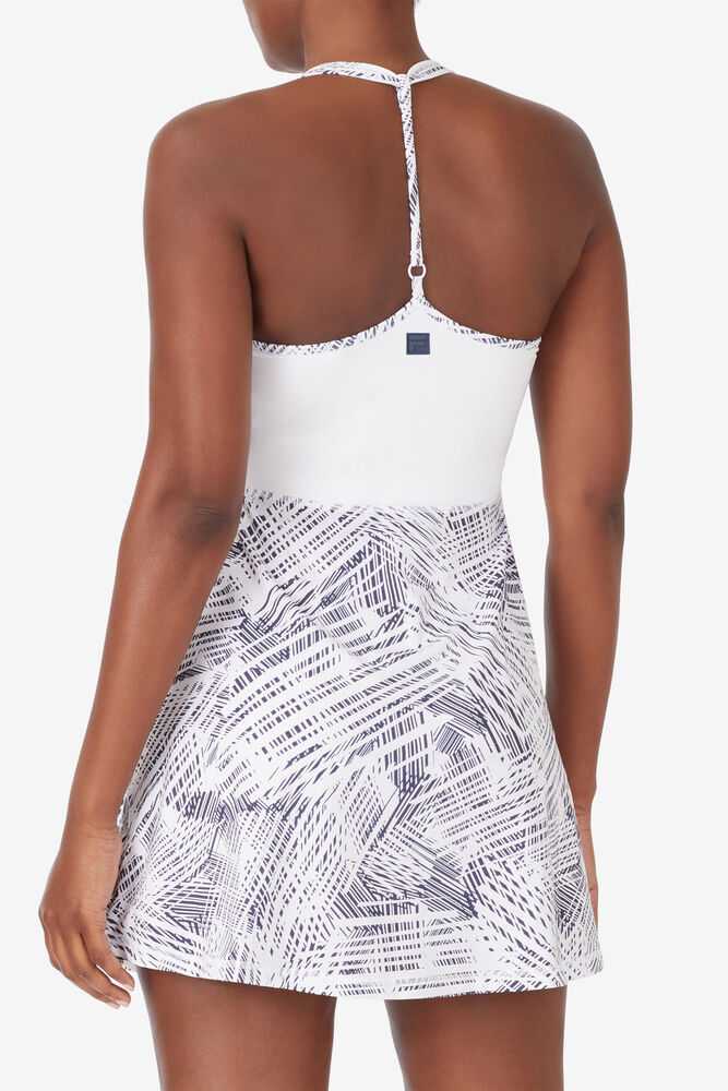 White Women's FILA Foul Line Tennis Skirts | USA-15210