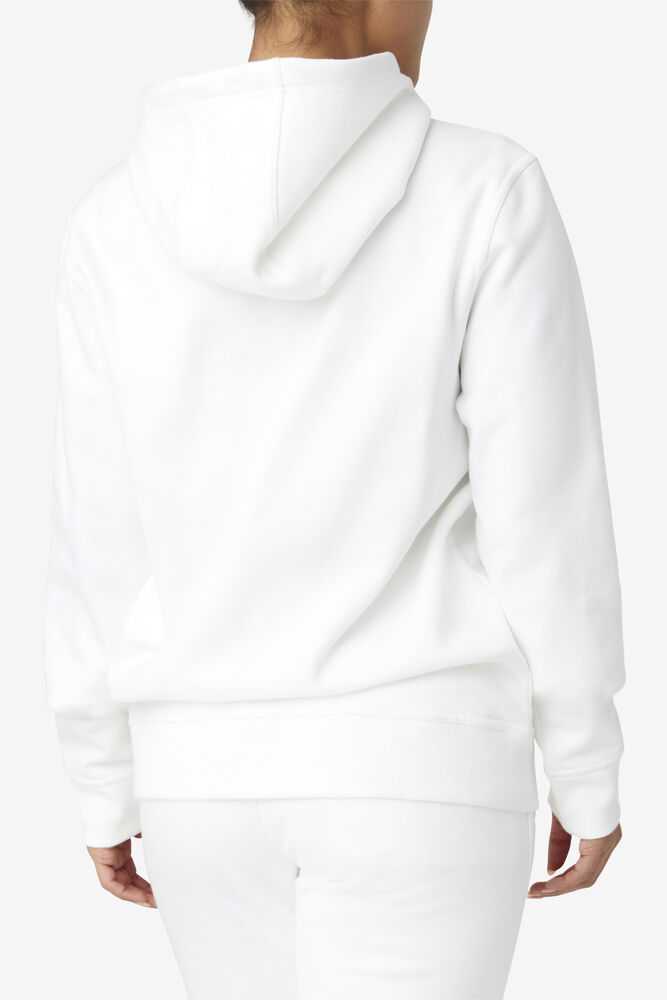 White Women's FILA Godfrey Sweatshirt | USA-15626