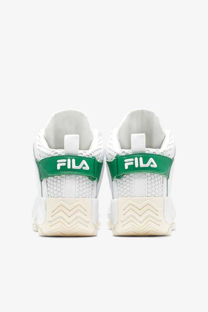 White Women's FILA Grant Hill 2 Basketball Shoes | USA-15802