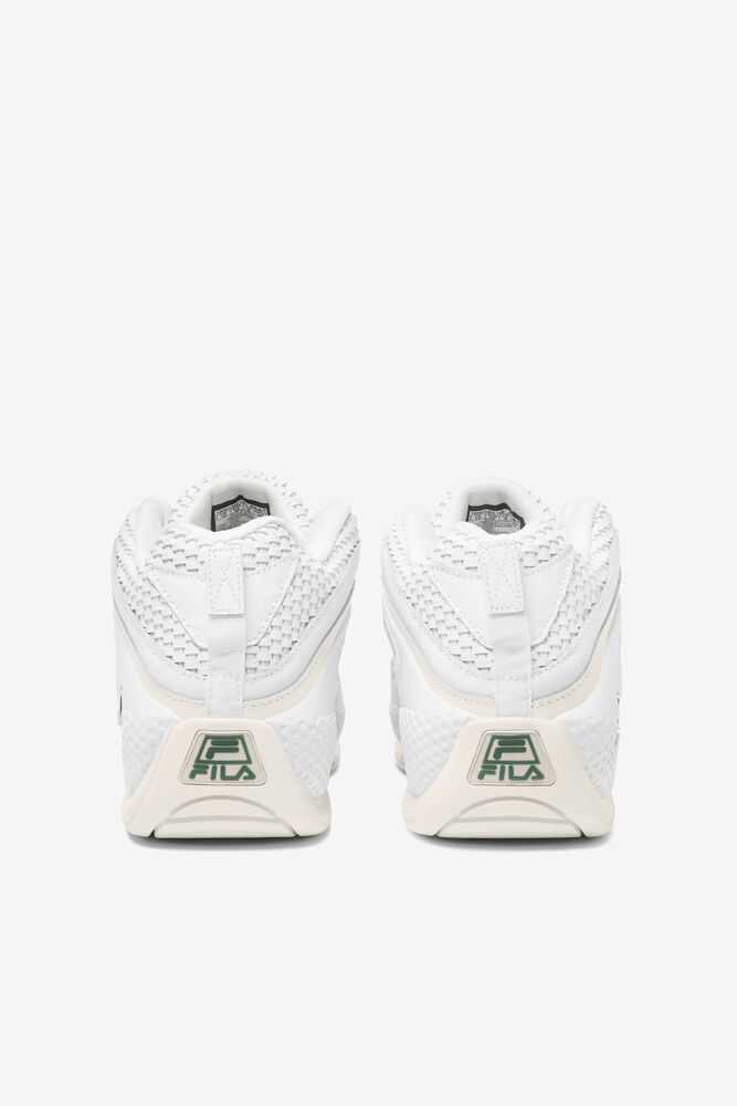 White Women's FILA Grant Hill 3 Sneakers | USA-15783