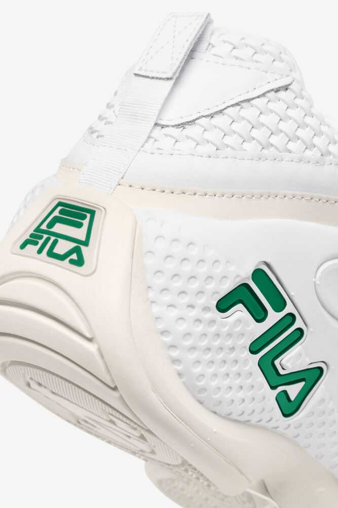 White Women's FILA Grant Hill 3 Sneakers | USA-15783