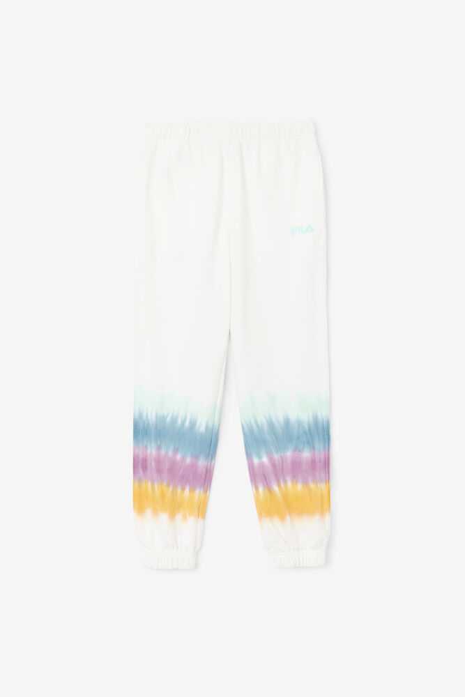 White Women\'s FILA Raleigh Tie Dye Joggers | USA-15611