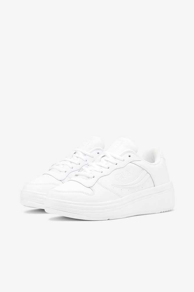 White Women's FILA Wx-100 Sneakers | USA-15832