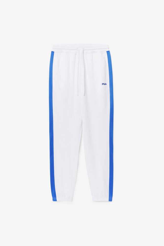 White blue Men\'s FILA Puerto Rico Track Pants | USA-193407