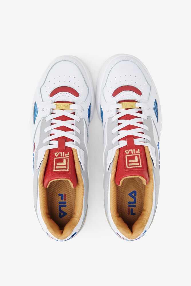 White blue Men's FILA Teratach 600 Sneakers | USA-021736