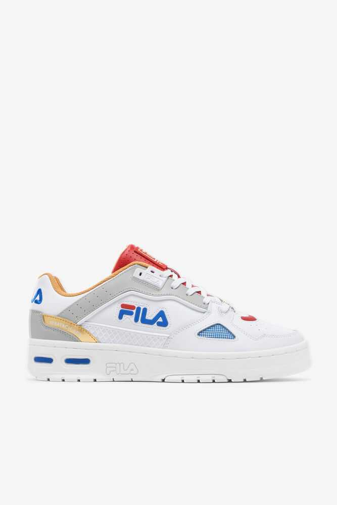 White blue Men\'s FILA Teratach 600 Sneakers | USA-021736