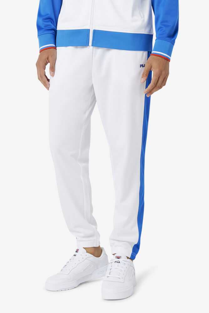 White blue Women's FILA Puerto Rico Track Pants | USA-15481