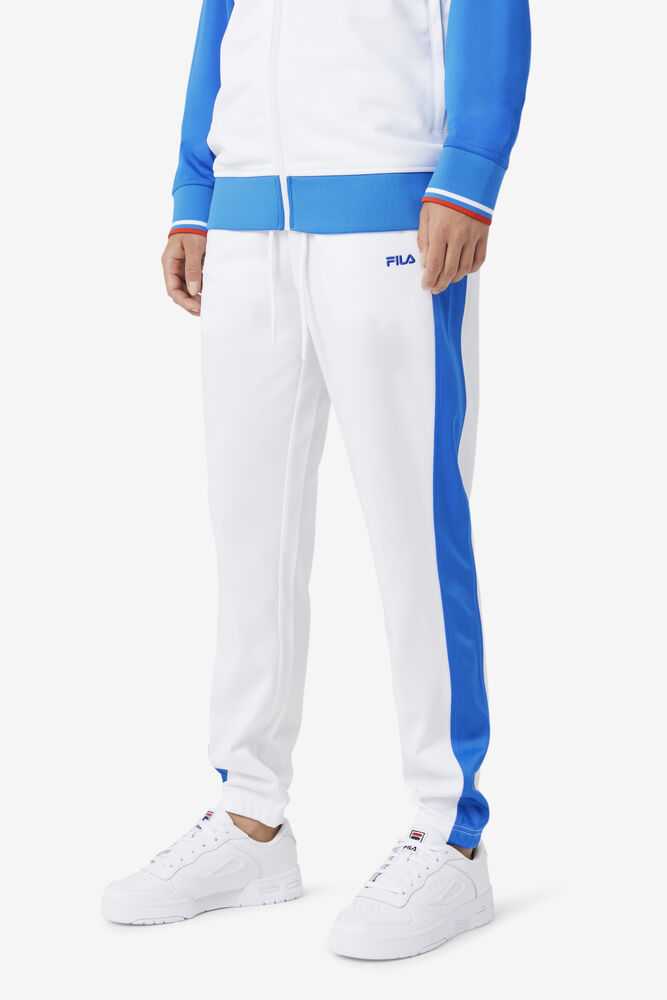 White blue Women's FILA Puerto Rico Track Pants | USA-15481