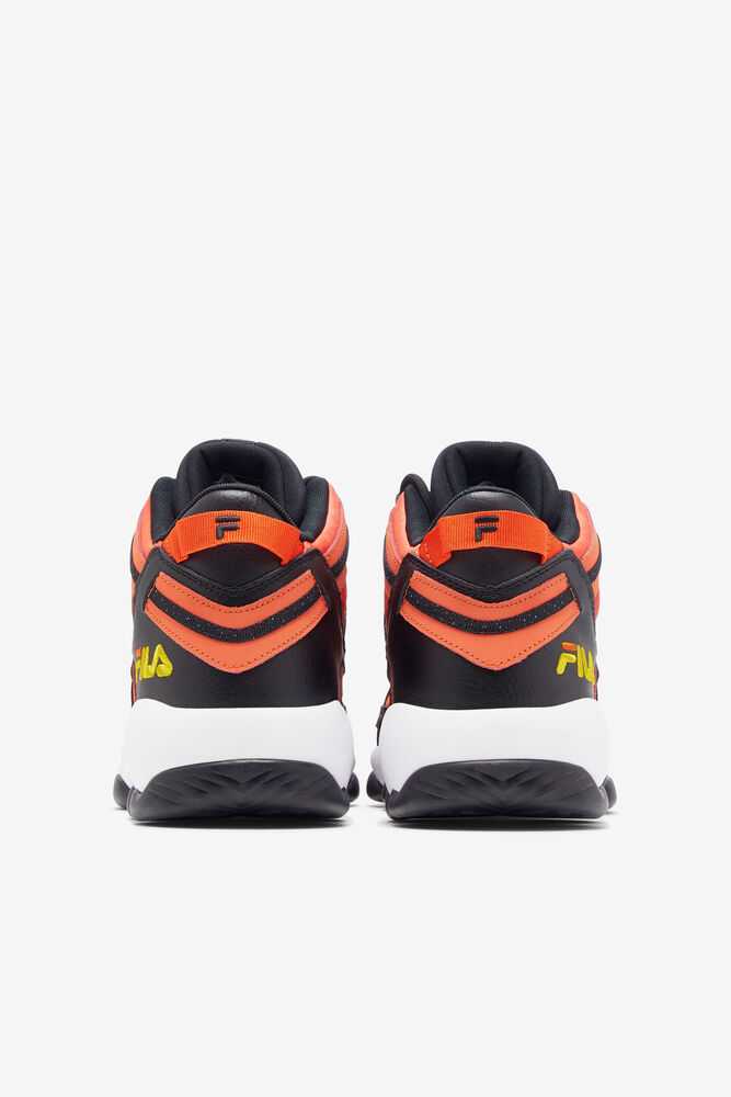 Yellow Blue Red Men's FILA Stackhouse Spaghetti Basketball Shoes | USA-473052