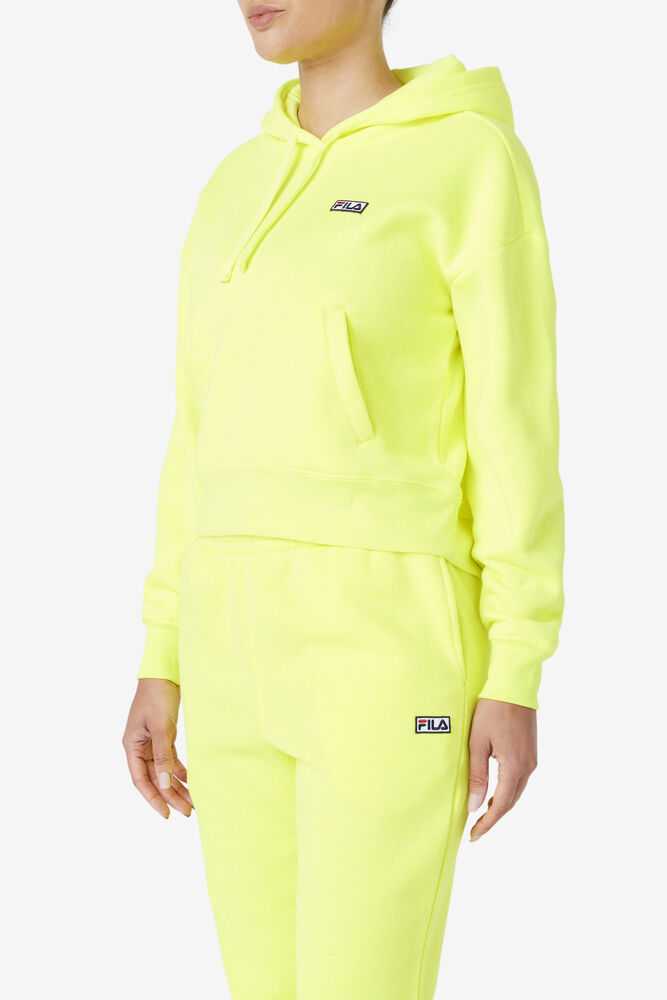 Yellow Women's FILA Marina Sweatshirt | USA-15656