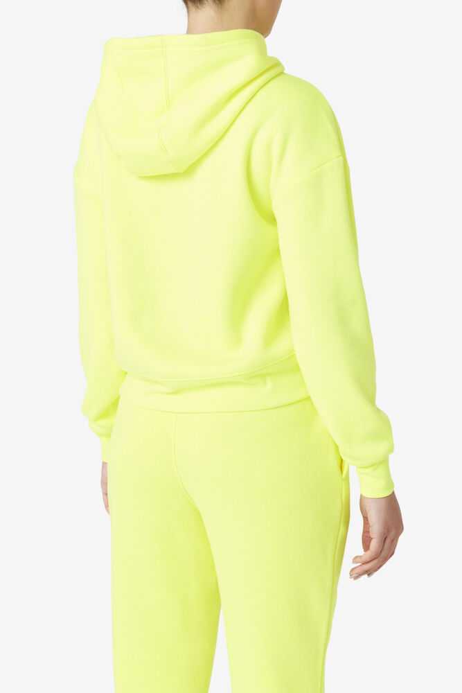 Yellow Women's FILA Marina Sweatshirt | USA-15656