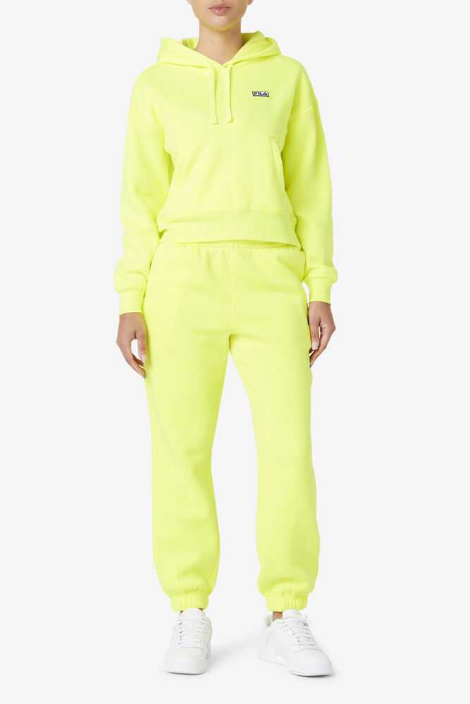 Yellow Women's FILA Marina Sweatshirt | USA-15656