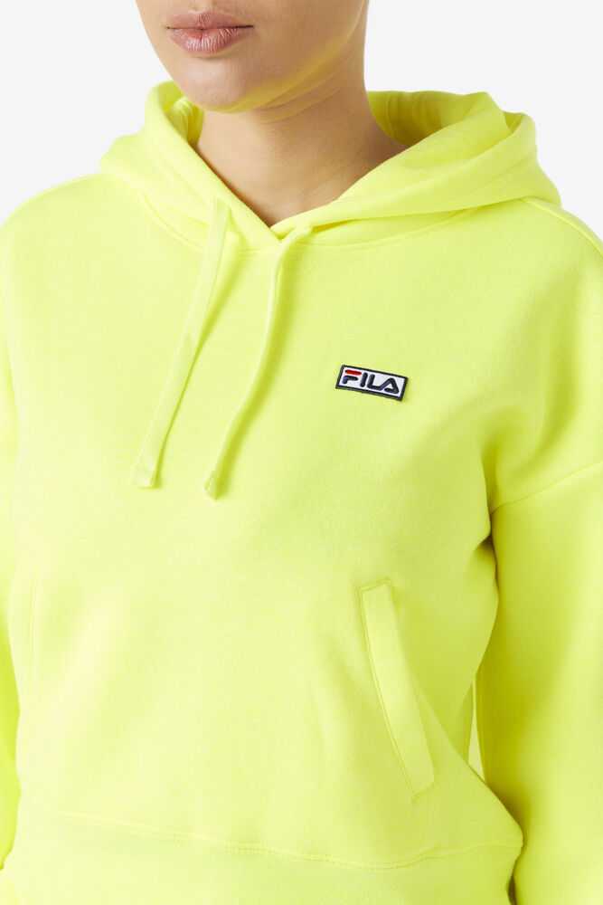 Yellow Women's FILA Marina Sweatshirt | USA-15656